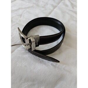Nautica Genuine LeatheReversible Belt Brown Black Mens Sz 30/75  1  1/8"w